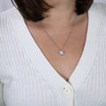 To My Daughter - Forever Yours Necklace, on a model