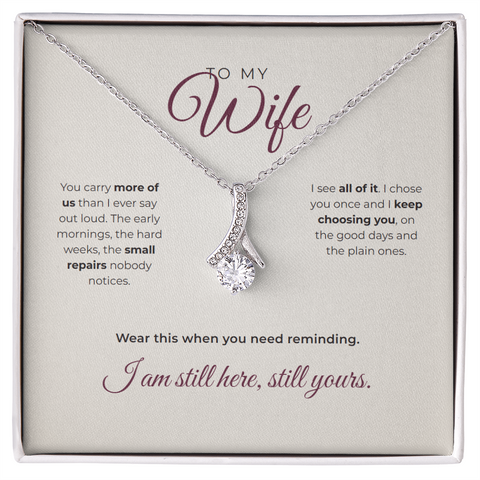 To My Wife, Alluring Beauty Necklace